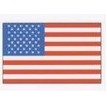 American Flag Stock Temporary Tattoo