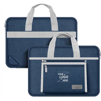 16 Inch Laptop Sleeve with Handbag and Phone Stand Holder