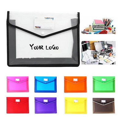 A4 Plastic Expandable Document Folder