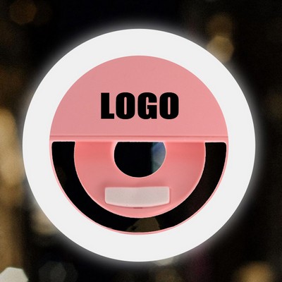 Ultimate Rechargeable Mobile Selfie Clip on Led Ring Light