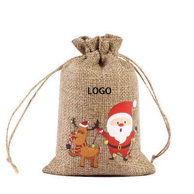 Medium Natural Burlap Pouches