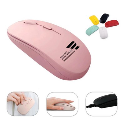 Portable 2.4G Wireless Mouse With Usb Receiver