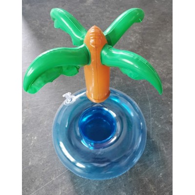 Inflatable Palm Tree Lagoon Beverage Coaster