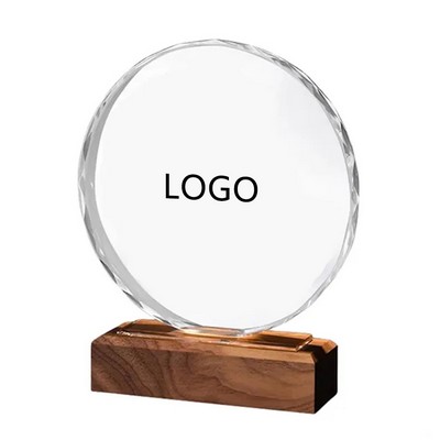 7" Custom Crystal Award Trophy Personalized Corporate Glass Award Plaque Trophy Gift MOQ50PCS