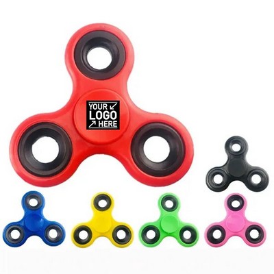 ABS Plastic Three-Leaf Finger Spinner Fidget Toy