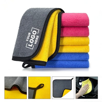 Coral Fleece Golf Towel