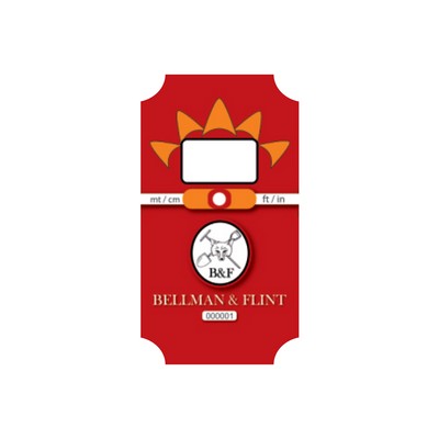 Die cut Plastic card