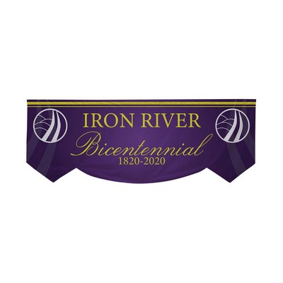 3' x 8' Parade Banner Scallop Bottom