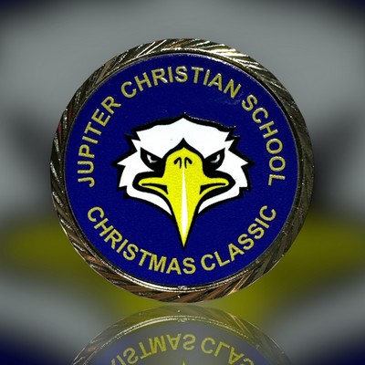 2" Diamond Edge Challenge Coin - UV Printed