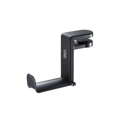 Rotatable Clip-On Gaming Headphone Hook