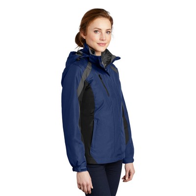 Port Authority Women's Colorblock 3-in-1 Jacket.