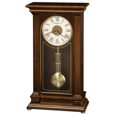 Stafford Cherry Bordeaux Mantel Clock w/ Triple Chime