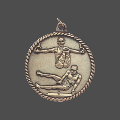 2" Gold Men Gymnastics Medal