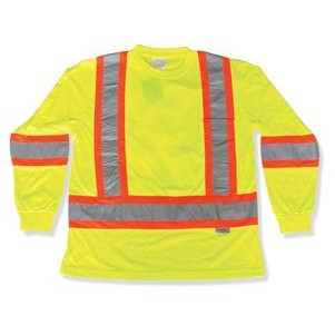 Lime Green Durable Safety Shirt