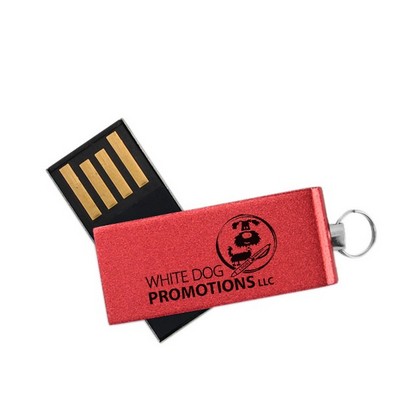 Willowbrook Aluminum Swivel USB with Small Key Ring-2G