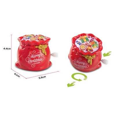 Wind Up Spin the Christmas gift bag