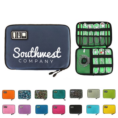 Travel Electronics Organizer Bag