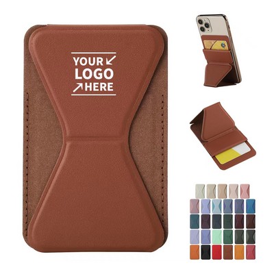 Magnetic Phone Wallet Stand