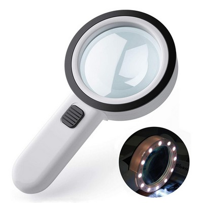 Handheld 30X Magnifier W/ Led Lights