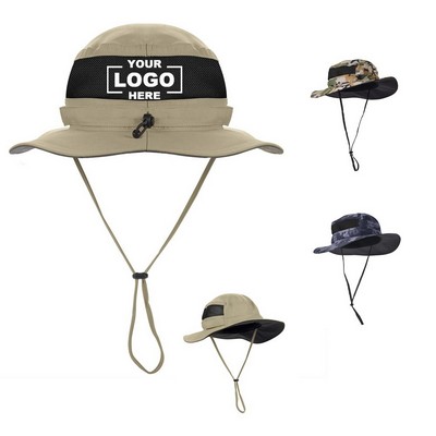 UV Protection Wide Brim Bucket Hat