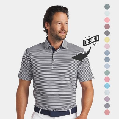 PUMA® Isle Pique Moisture Wicking Men's Golf Polo Shirt