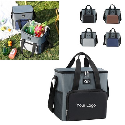 Square Outdoor Oxford Cloth Lunch Bag Cooler