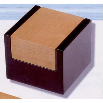 Black Gloss and Natural Wood Watch Box