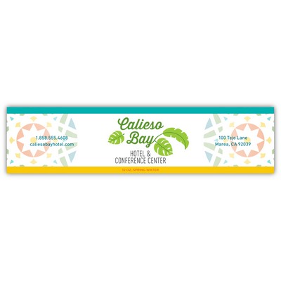 FasTurn® Water Bottle Label (For 8 Oz./ 12 Oz. / 16.9 Oz. Bottle)