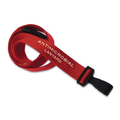 5/8" Anti-Microbial Breakaway Lanyard with Wide Plastic Hook