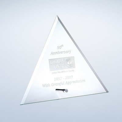 Beveled Triangle W/ Aluminum Pole - Large