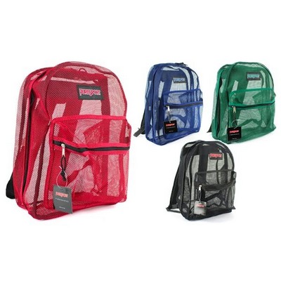 17 Mesh Backpacks - 4 Colors (Case of 24)