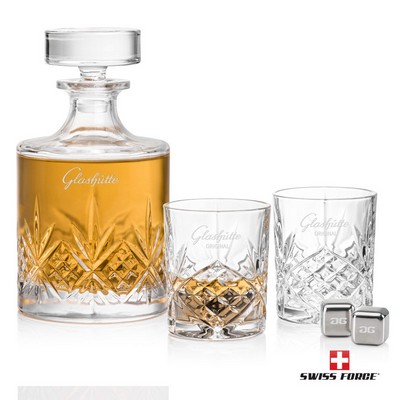 Brinkley Decanter Set & Ice Cubes
