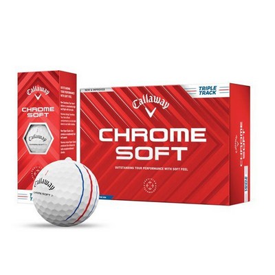 Callaway® Chrome Soft Triple Track 1/2 Dz Golf Balls