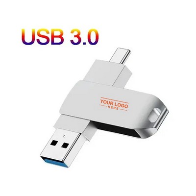 64GB USB Flash Drive with Type-C and 3.1 Interface