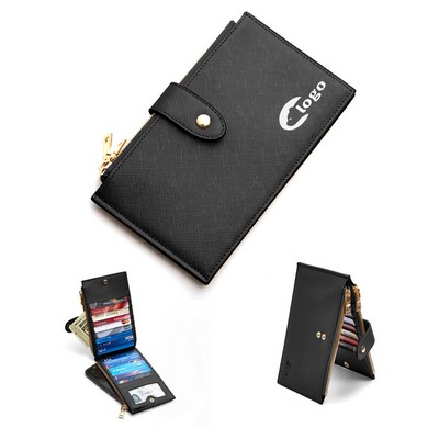 RFID Wallet Women Large Size Bifold Multi Card Wallet