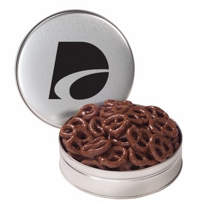 Small Assorted Snack Tins - Chocolate Covered Pretzels