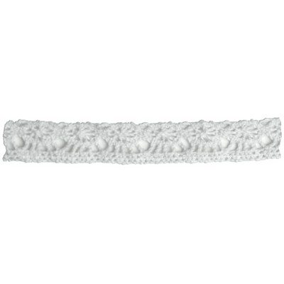 Cotton White Lace Bobbinet Crochet Ribbon