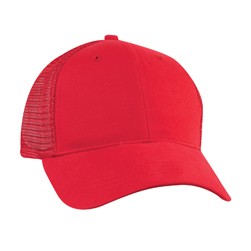 6 Panel Light Brushed Trucker Cap