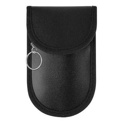 Ashlin® Designer Faraday RFID Blocking Midnight Black Key Case Pouch