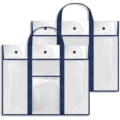 Large Clear Vinyl Poster Storage Bag