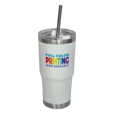 Arcticware™ 20 oz White BPA-Free Vacuum Insulated Stainless Steel Tumbler
