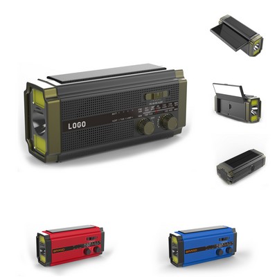 Emergency Crank Radio with Solar