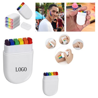 Rainbow Face Paint Crayons Colors Face & Body Paints ?