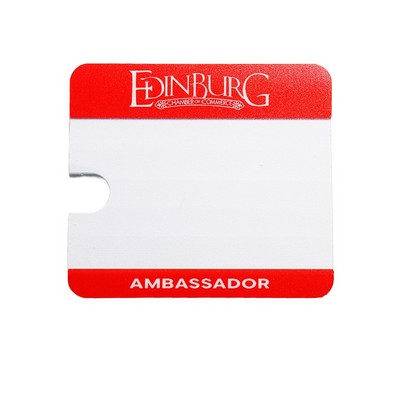 USA Made Window Badge Full Color (3.25"X3.5") Window Size 2"X3.5"