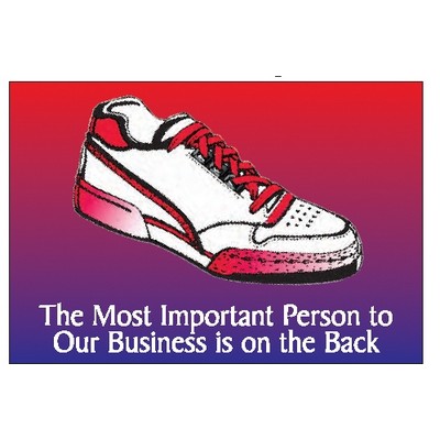 Sneaker Rectangular Hand Mirror w/Full Back Mirror (2"x3")
