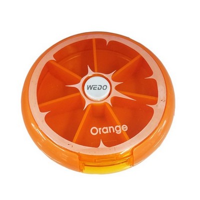 Round Weekly Fruit Shape Pill Box