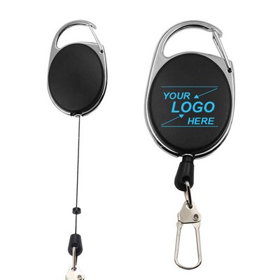Carabiner Retractable Badge Holder and ID Reel