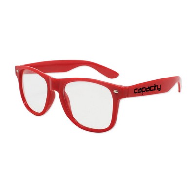Iconic Glasses w/Clear Lenses