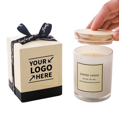 Aromatherapy Candle with Lid and Box
