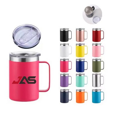 16 oz. Office Stainless Steel Handle Coffee Mug